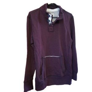 🛍️❤️Distillery Apparel Long Sleeve Burgundy Kangaroo Pocket Shirt 🛍️❤️ Size M